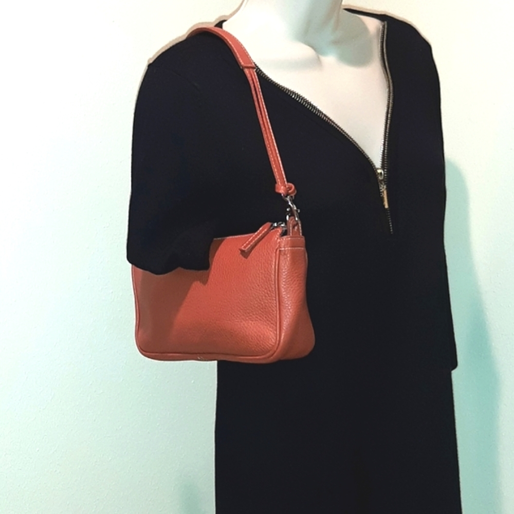 PERUZZI VERA PELLE LEATHER SHOULDER BAG